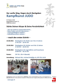 Judo Einführungskurs