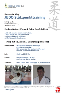 Judo Stützpunkttraining