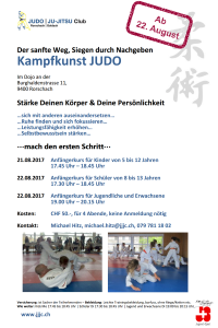 Anfängerkurs Judo